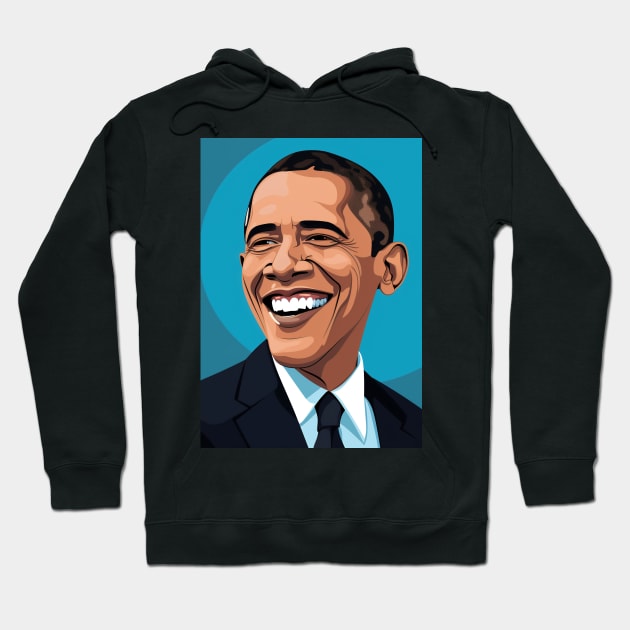 Obama - #0004 Hoodie by diegosilva.arts